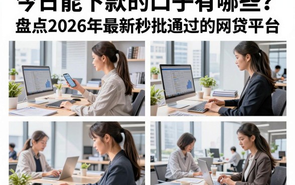 今日能下款的口子有哪些？盘点2026年最新秒批通过的网贷平台
