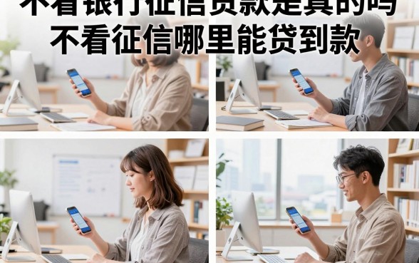 不看银行征信贷款是真的吗？不看征信哪里能贷到款