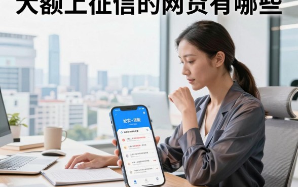 大额上征信的网贷有哪些，大额上征信的网贷不还有什么后果