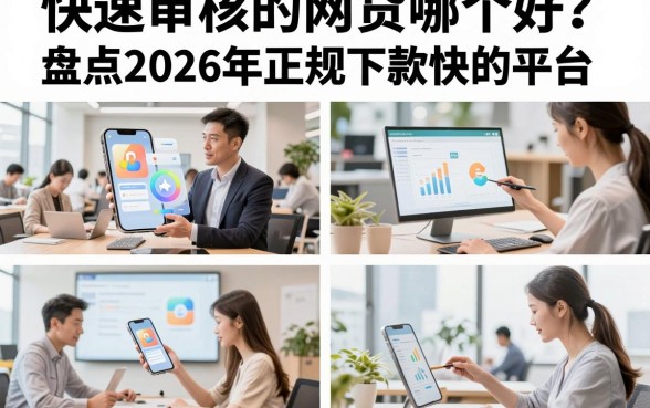 快速审核的网贷哪个好？盘点2026年正规下款快的平台