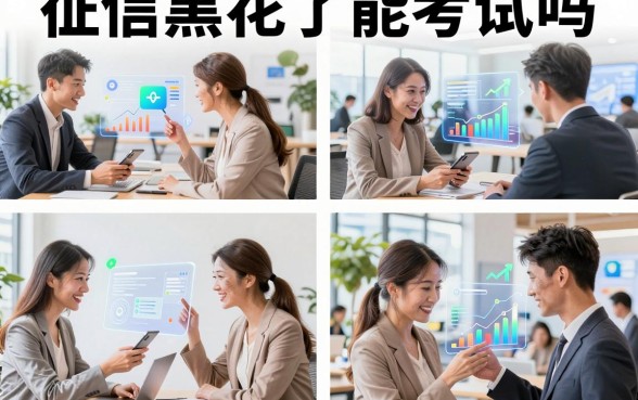 征信黑花了能考试吗，征信黑名单可以考事业单位吗
