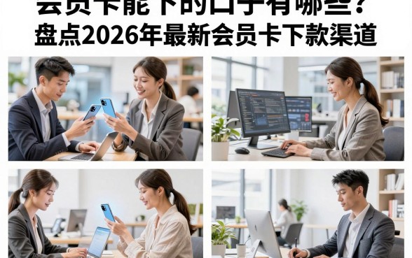 会员卡能下的口子有哪些?盘点2026年最新会员卡下款渠道