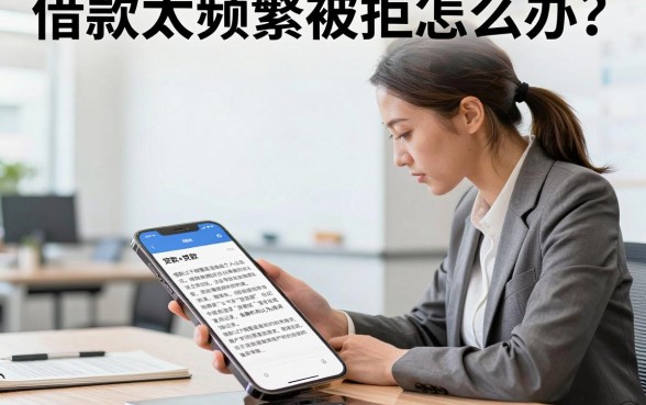 借款太频繁被拒怎么办?频繁借款对征信有什么影响