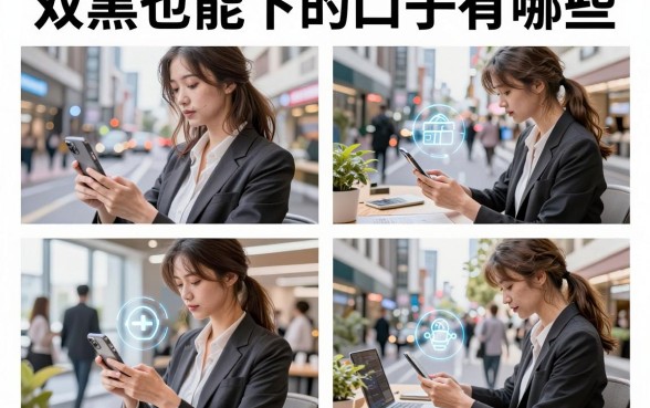 双黑也能下的口子有哪些,2026双黑必下的贷款平台推荐