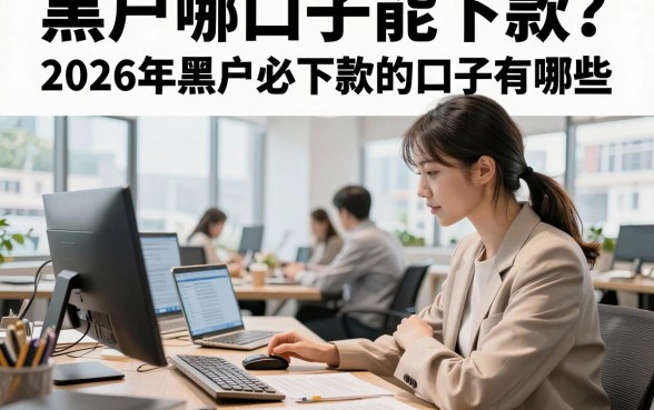 黑户哪口子能下款?2026年黑户必下款的口子有哪些