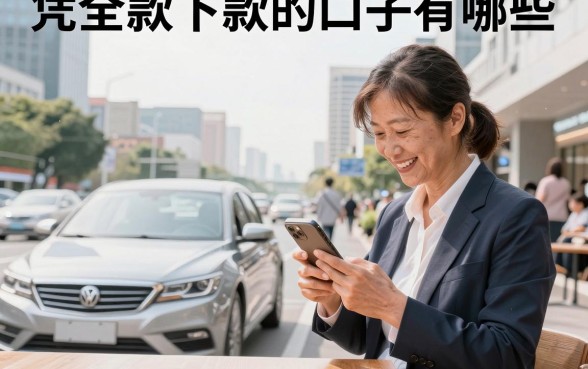 凭全款车下款的口子有哪些,全款车抵押贷款哪里容易下款