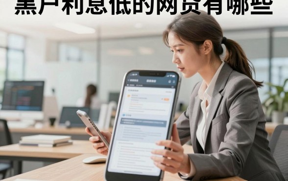 黑户利息低的网贷有哪些，黑户能借钱的平台推荐