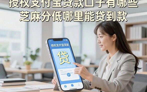 授权支付宝贷款口子有哪些，芝麻分低哪里能贷到款