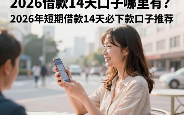 2026借款14天口子哪里有？2026年短期借款14天必下款口子推荐
