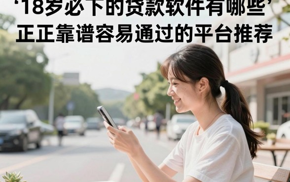 18岁必下的贷款软件有哪些，正规靠谱容易通过的平台推荐