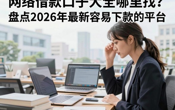 网络借款口子大全哪里找?盘点2026年最新容易下款的平台