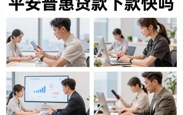 平安普惠贷款下款快吗，平安普惠贷款下款后多久到账