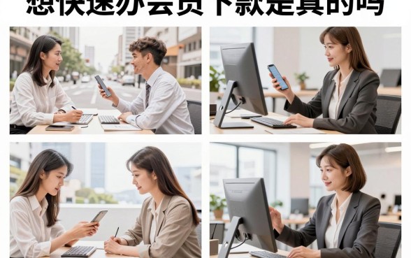 想快速办会员下款是真的吗,办会员下款需要什么条件
