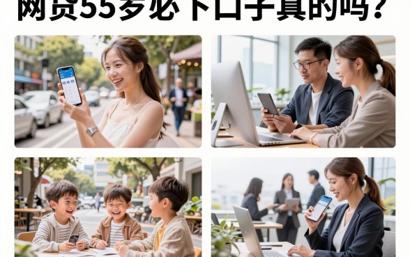 网贷55岁必下口子真的吗？55岁还能借钱的正规平台有哪些