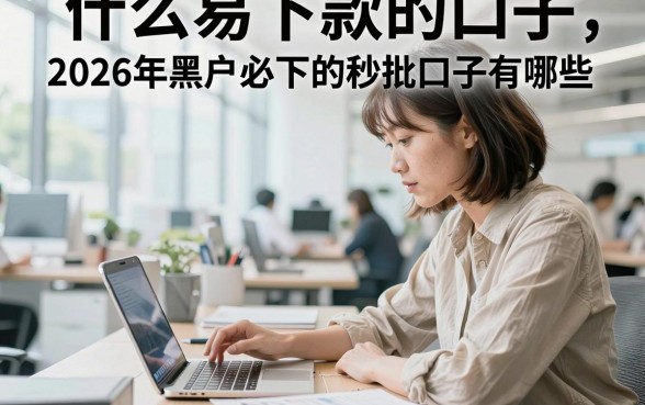什么易下款的口子,2026年黑户必下的秒批口子有哪些