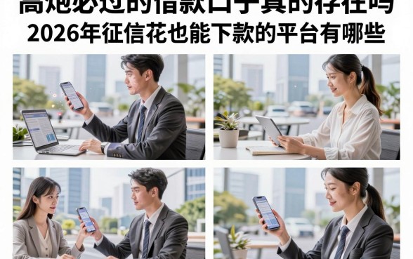 高炮必过的借款口子真的存在吗，2026年征信花也能下款的平台有哪些
