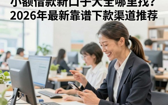 小额借款新口子大全哪里找?2026年最新靠谱下款渠道推荐