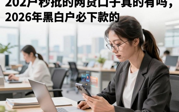 黑白户秒批的网贷口子真的有吗，2026年黑白户必下款的贷款平台推荐