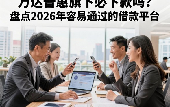万达普惠旗下必下款吗?盘点2026年容易通过的借款平台