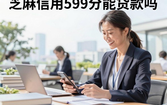 芝麻信用599分能贷款吗，599分哪里可以下款