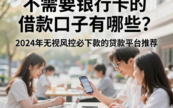 不需要银行卡的借款口子有哪些？2024年无视风控必下款的贷款平台推荐