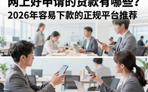 网上好申请的贷款有哪些?2026年容易下款的正规平台推荐