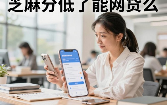 芝麻分低了能网贷么，芝麻分低哪里可以借钱成功