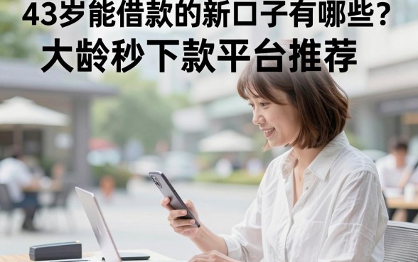 43岁能借款的新口子有哪些?大龄秒下款平台推荐