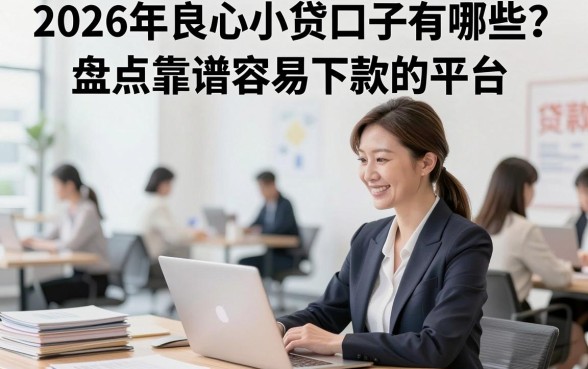 2026年良心小贷口子有哪些?盘点靠谱容易下款的平台