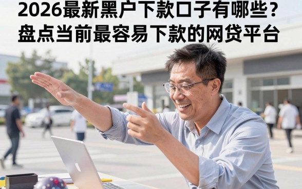 2026最新黑户下款口子有哪些？盘点当前最容易下款的网贷平台