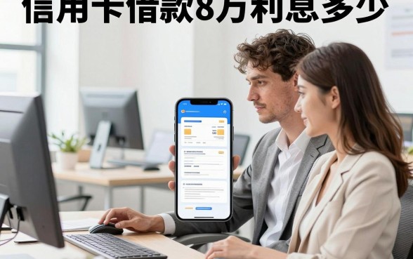 信用卡借款8万利息多少,分期还款怎么算最划算?