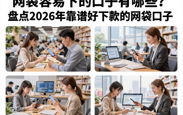 网袋容易下的口子有哪些?盘点2026年靠谱好下款的网袋口子
