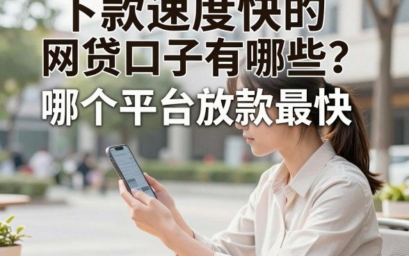 下款速度快的网贷口子有哪些?哪个平台放款最快?