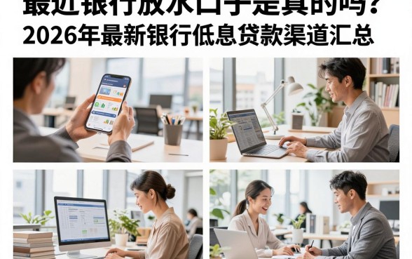 最近银行放水口子是真的吗？2026年最新银行低息贷款渠道汇总