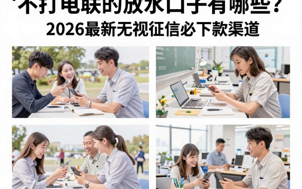 不打电联的放水口子有哪些?盘点2026最新无视征信必下款渠道