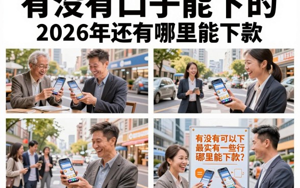 有没有口子能下的，2026年还有哪里能下款？