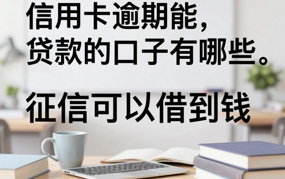 信用卡逾期能贷款的口子有哪些,征信不好哪里可以借到钱