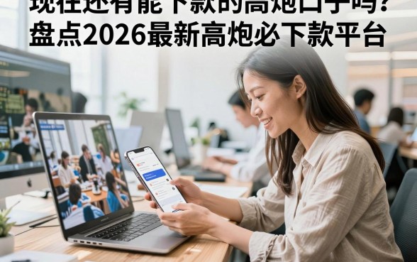现在还有能下款的高炮口子吗?盘点2026最新高炮必下款平台