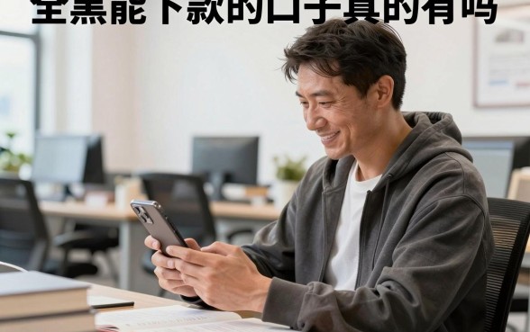 全黑能下款的口子真的有吗,征信全黑户哪里能借到钱