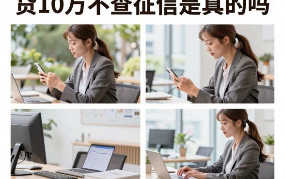 贷10万不查征信是真的吗,哪里可以贷10万不查征信秒下款