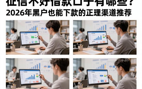 征信不好借款口子有哪些?2026年黑户也能下款的正规渠道推荐