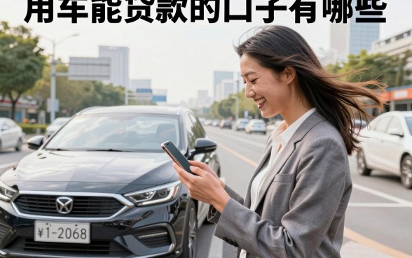 用车能贷款的口子有哪些,车子抵押贷款怎么办理?