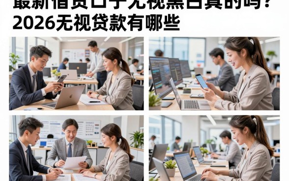 最新借贷口子无视黑白真的吗?2026无视黑白户必下款的贷款有哪些?