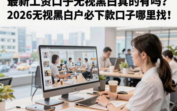 最新工资口子无视黑白真的有吗？2026无视黑白户必下款口子哪里找？