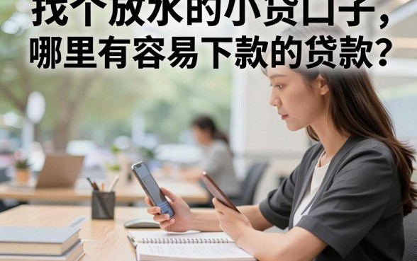 找个放水的小贷口子，哪里有容易下款的贷款？