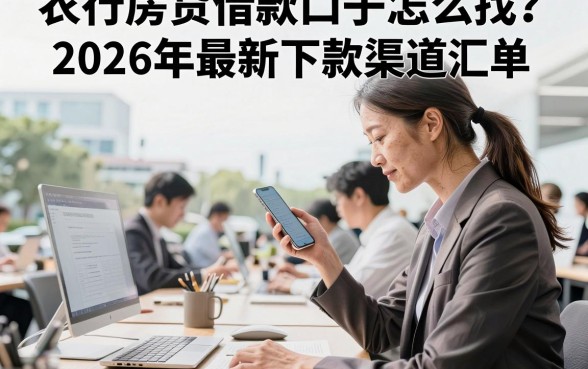 农行房贷借款口子怎么找?2026年最新下款渠道汇总
