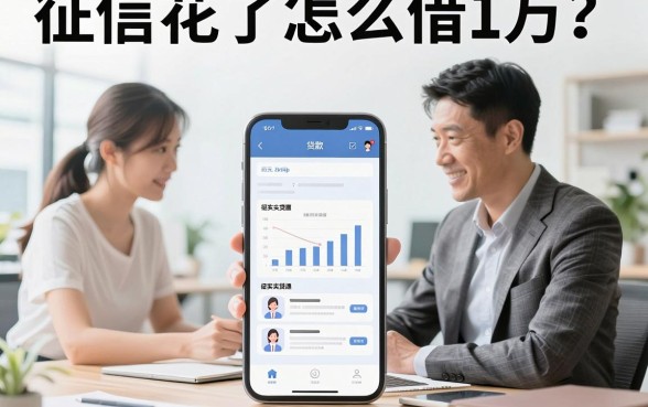 征信花了怎么借1万?急需借款哪里可以快速下款