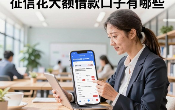 征信花大额借款口子有哪些,征信花哪里能借到大额资金?