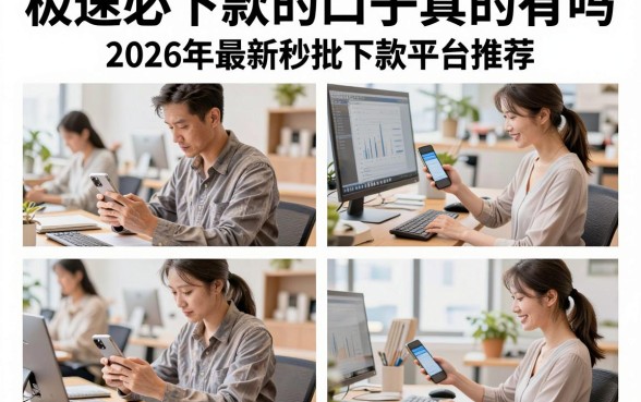 极速必下款的口子真的有吗，2026年最新秒批下款平台推荐