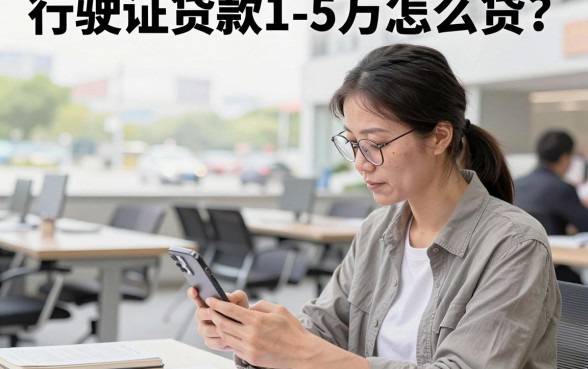 行驶证贷款1-5万怎么贷？有行驶证可以贷款吗